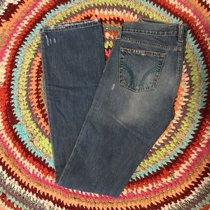 Hollister Size 5 Distressed Bootcut Jeans